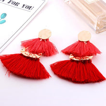 BO Pompons Zarah Rouge et Corail