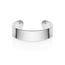 Chunky Cuff Bangle (Silver)