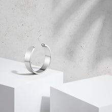 Chunky Cuff Bangle (Silver)