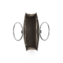 Moda Top Handle Bag (Charcoal Grey/Silver)