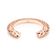 Hvar Hammered Bangle (Rose Gold)