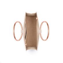 Moda Top Handle Bag (Ivory White/Rose Gold)