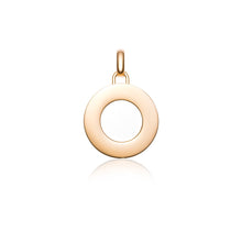 Luna Large Circle Charm (Gold)
