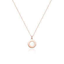 Luna Large Circle Charm (Rose Gold)