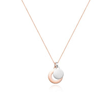 Luna Large Circle Charm (Rose Gold)