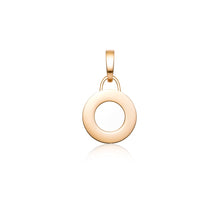 Luna Small Circle Charm (Gold)