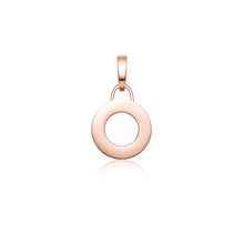 Luna Small Circle Charm (Rose Gold)