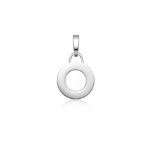 Luna Small Circle Charm (Silver)