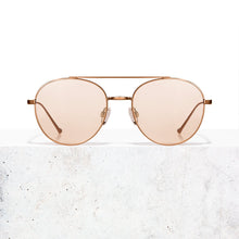Rose Gold Clear Rose Vita Sunglasses