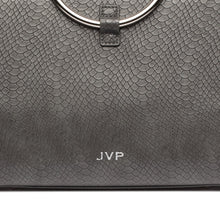 Moda Top Handle Bag (Charcoal Grey/Silver)