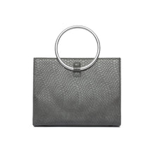 Moda Top Handle Bag (Charcoal Grey/Silver)