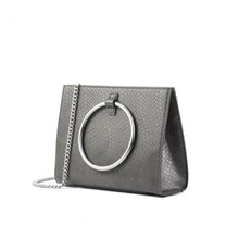 Moda Top Handle Bag (Charcoal Grey/Silver)