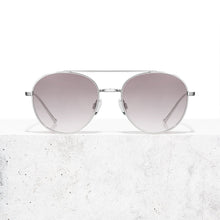 Silver Blue Faded Vita Sunglasses