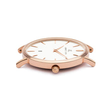 Black Leather Kensington 40 (Rose/White)