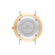 Black Leather Kensington 40 (Gold/White)