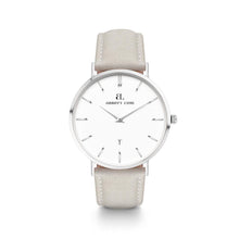 Little Luxe Mist Grey Leather Kensington 40 (Silver)