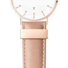 Rose Gold 34mm Leather Engraving Bar