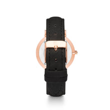 Black Suede Kensington 34 (Rose/White)