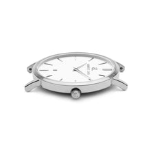 Mist Grey Leather Silver Kensington 34 (Silver/White)