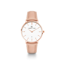 Nude Caramel Leather Kensington 34 (Rose/White)