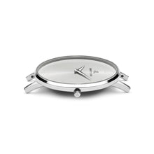 Metallic Silver Leather Minimale 38 (Silver/White)