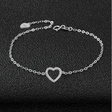 Bracelet Coeur Argenté