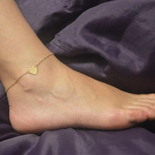 Bracelet Cheville Coeur