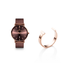 The Original Coffee coloured mesh watch 