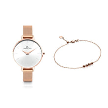Little Luxe Rose Gold Chain Minimale 38 (Rose/White)