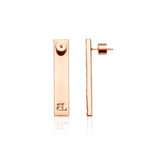 Lineare Hammered Earrings (Rose)