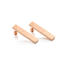 Lineare Hammered Earrings (Rose)