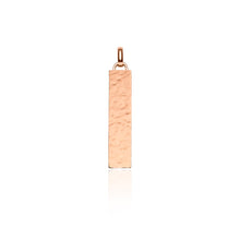Large Hammered Lineare Pendant (Rose)