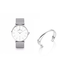 Silver Chain Kensington 40 Twist Gift Set (Silver/White)