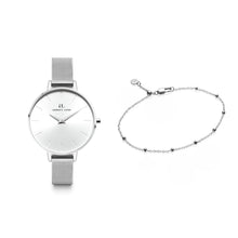 Little Luxe Silver Chain Minimale 38 (Silver/White)