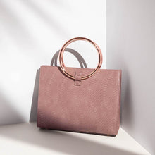 Moda Top Handle Bag (Mauve Pink/Rose Gold)