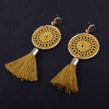 BO Pompons Tania Jaune Moutarde