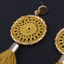 BO Pompons Tania Jaune Moutarde