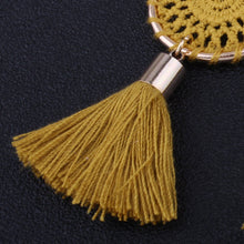 BO Pompons Tania Jaune Moutarde
