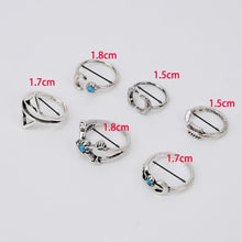 Bagues Oceanne (Lot de 6 bagues) - 2 Coloris