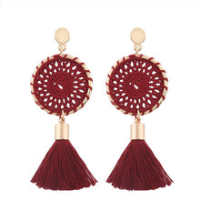 BO Pompons Tania Bordeaux
