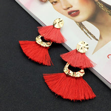 BO Pompons Zarah Rouge et Corail