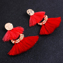 BO Pompons Zarah Rouge et Corail
