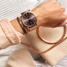 Rose Gold Chain Luxe 40 (Rose/Mocha)