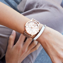 Marble Luxe Chain Bracelet (Rose/White)